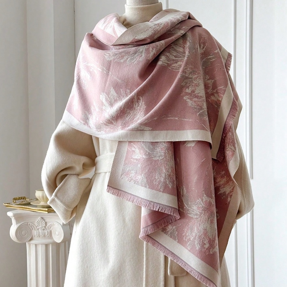 Luxury Soft Blanket Scarf Wraps - Cashmere Fall/Winter Scarf - Oversized Scarf